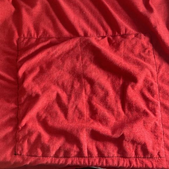 Vintage Hand Embroidered Guatemala Red Shirt Mens Small - Picture 7 of 7
